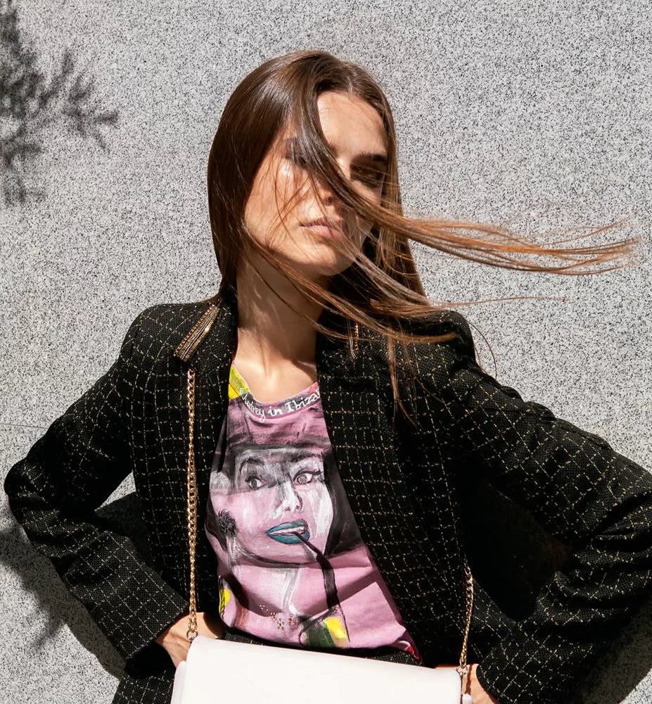 Audrey in Ibiza t-shirt – Audrey Hand Painted Tshirt Vanguerati.Jpg