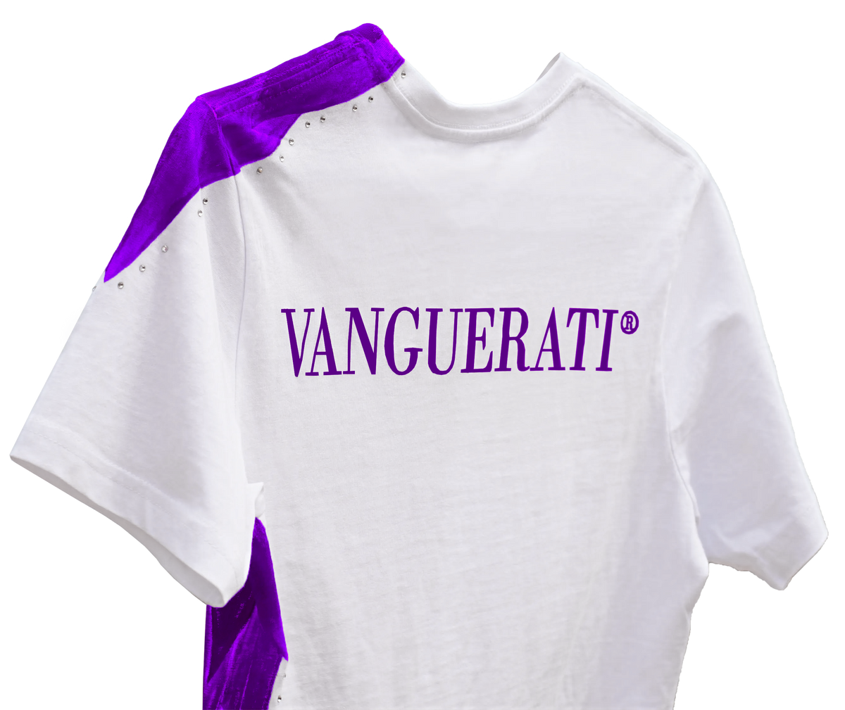 Purple angel wing hand-painted T-shirt – Ala Trasero Lila