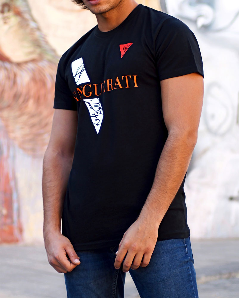 Orange V T-shirt – Vanguerati Men Tshirt Orange