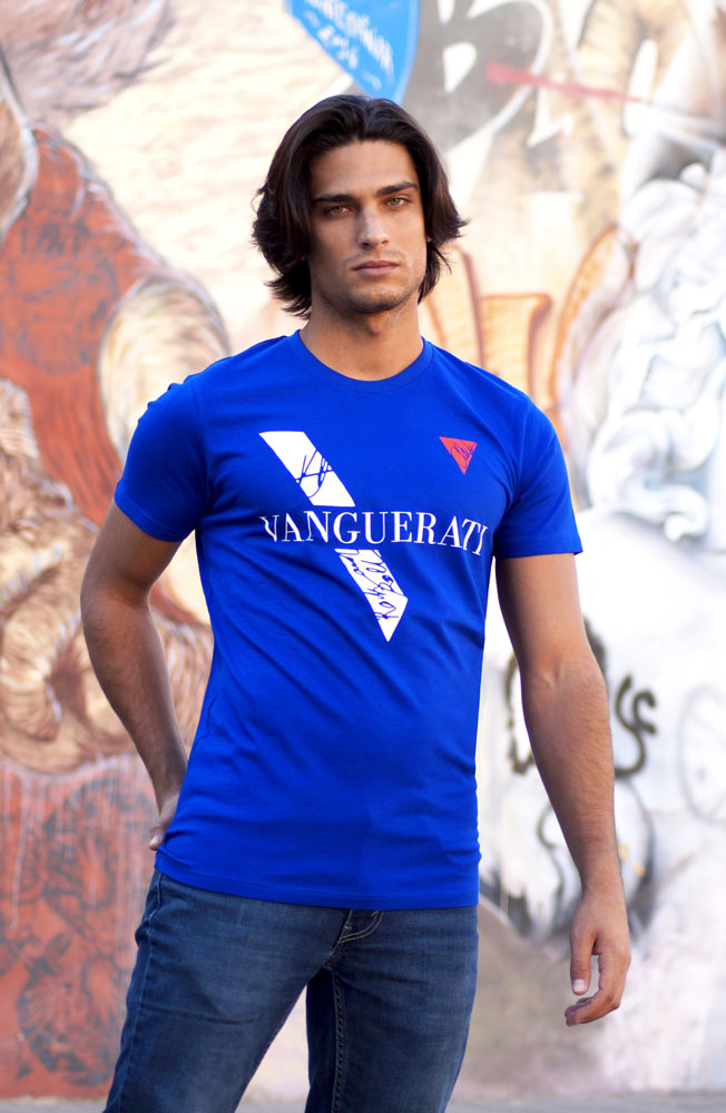 Blue V T-shirt – Vanguerati Men Tshirt Blue