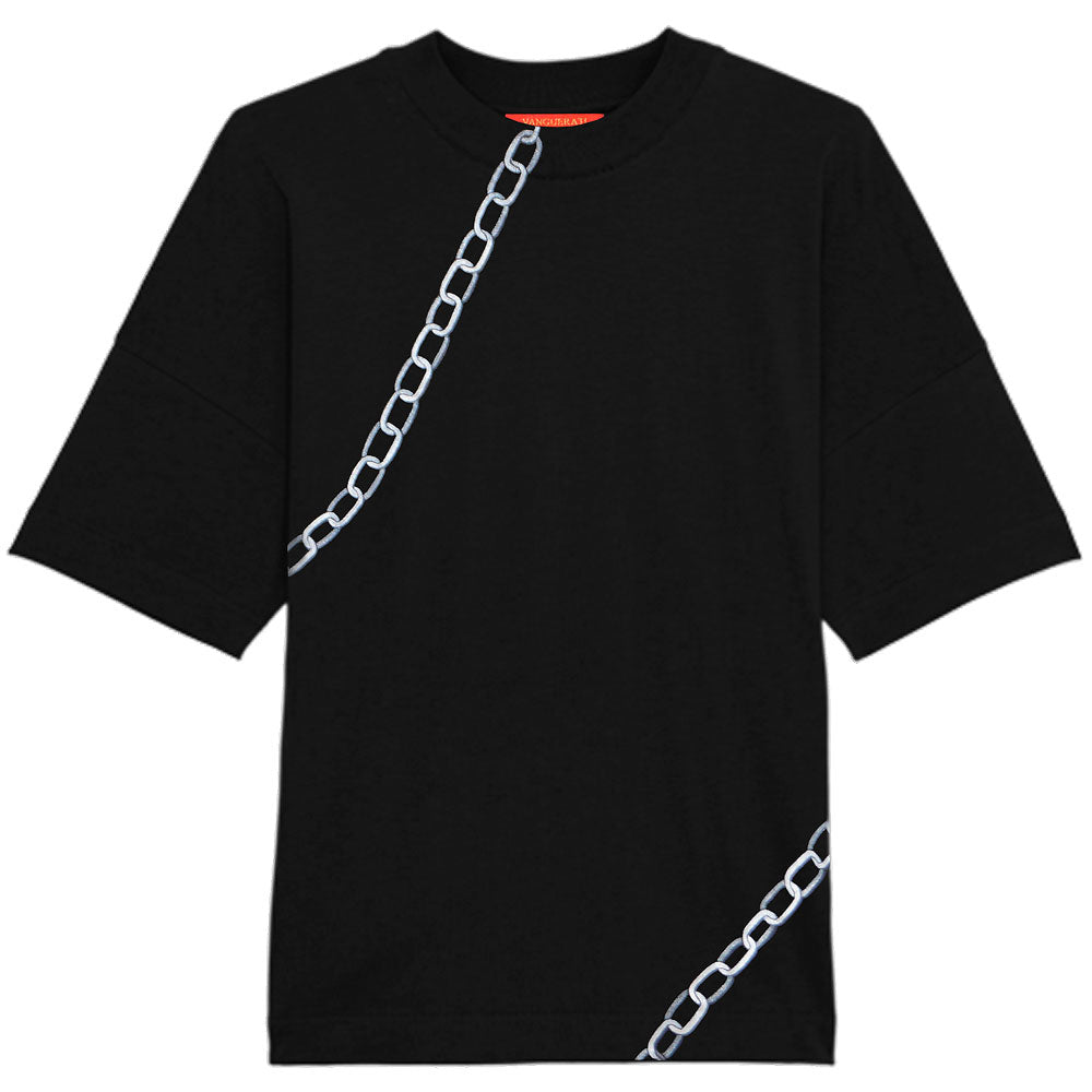 Chain hand-painted T-shirt – Camiseta Cadena Pintada A Mano Vanguerati