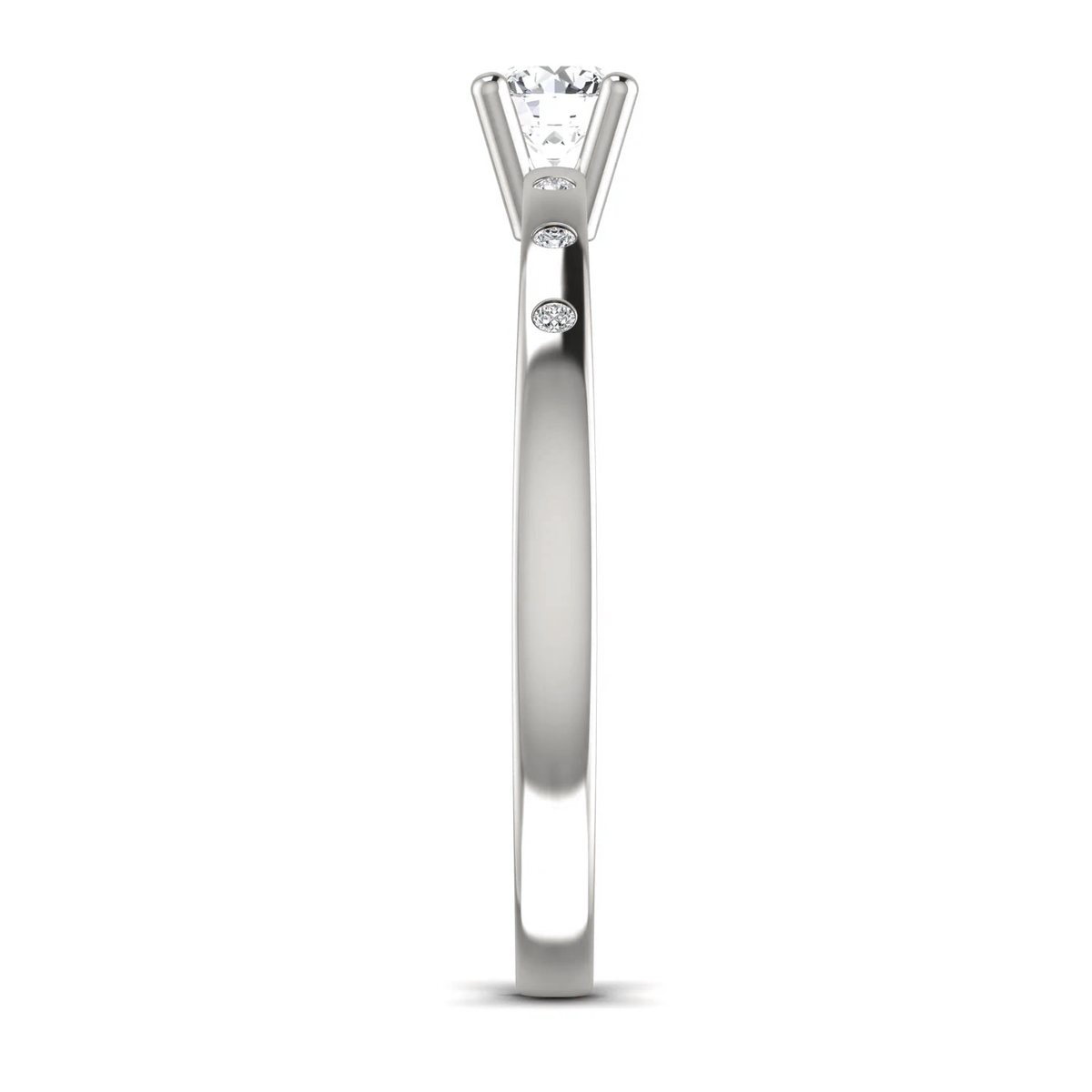 Scarlett ring: white gold with 0.32ct diamonds – Scarlett Ring White Gold