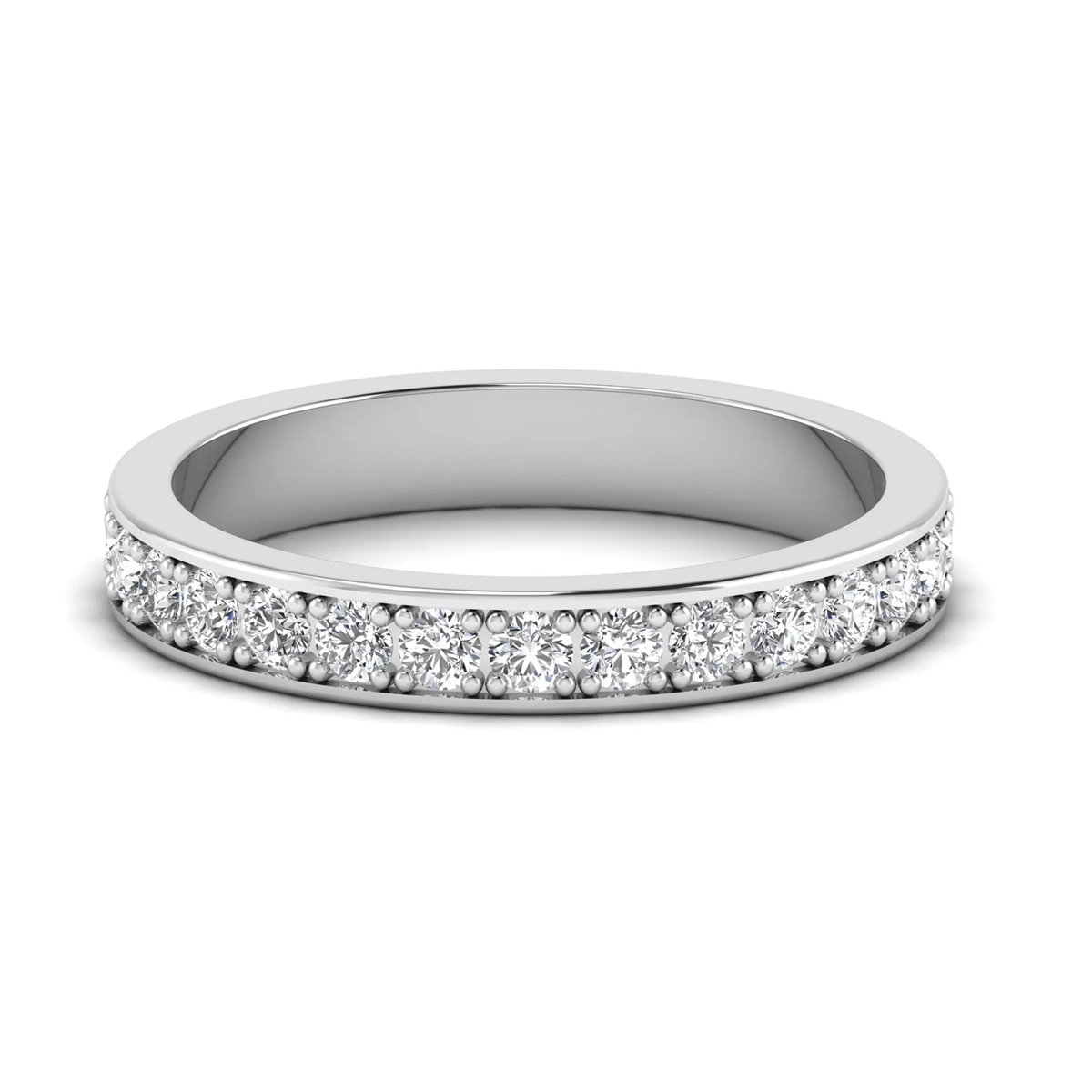 Lady ring: white gold with 1.20ct diamonds