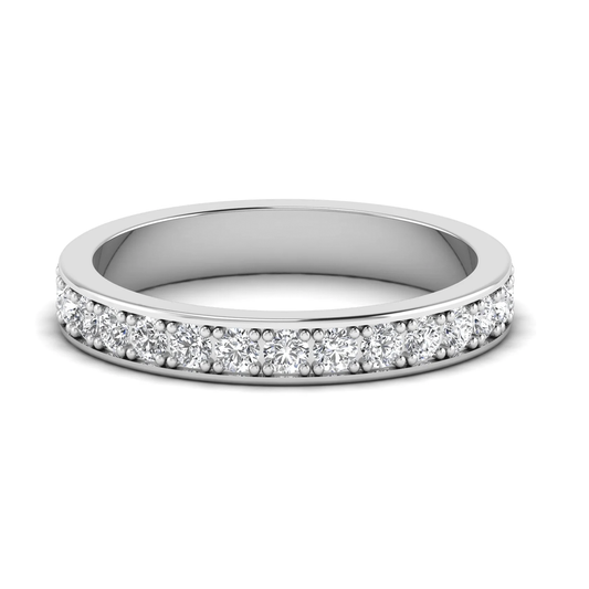 Lady ring: white gold with 1.20ct diamonds