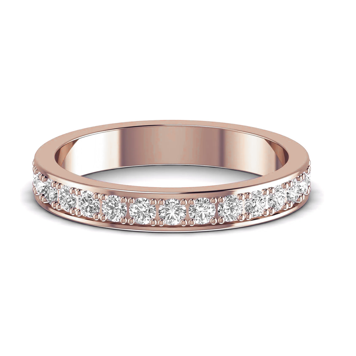 Lady ring: rose gold with 1.20ct diamonds