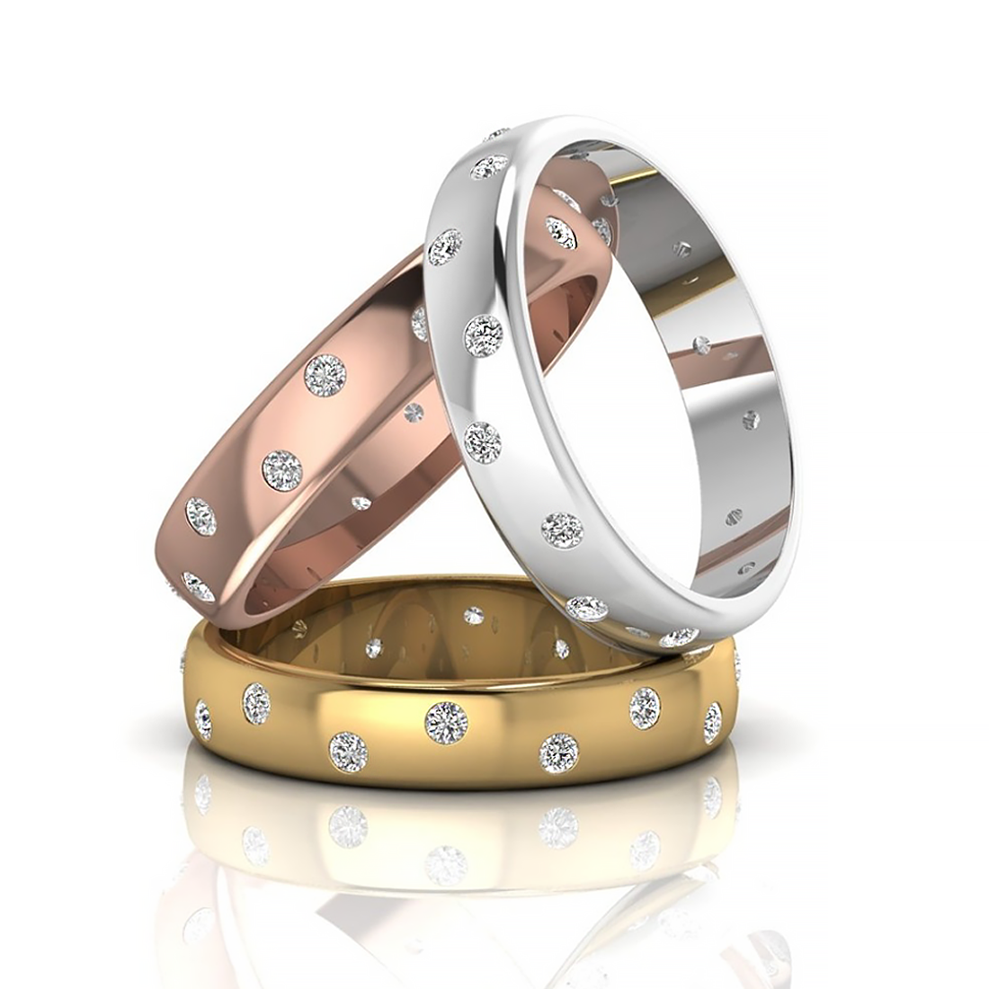 Sophie ring: yellow gold with 0.22ct diamonds – Sophie Ring Gold