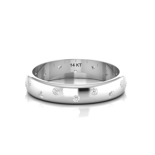 Sophie ring: white gold with 0.22ct diamonds