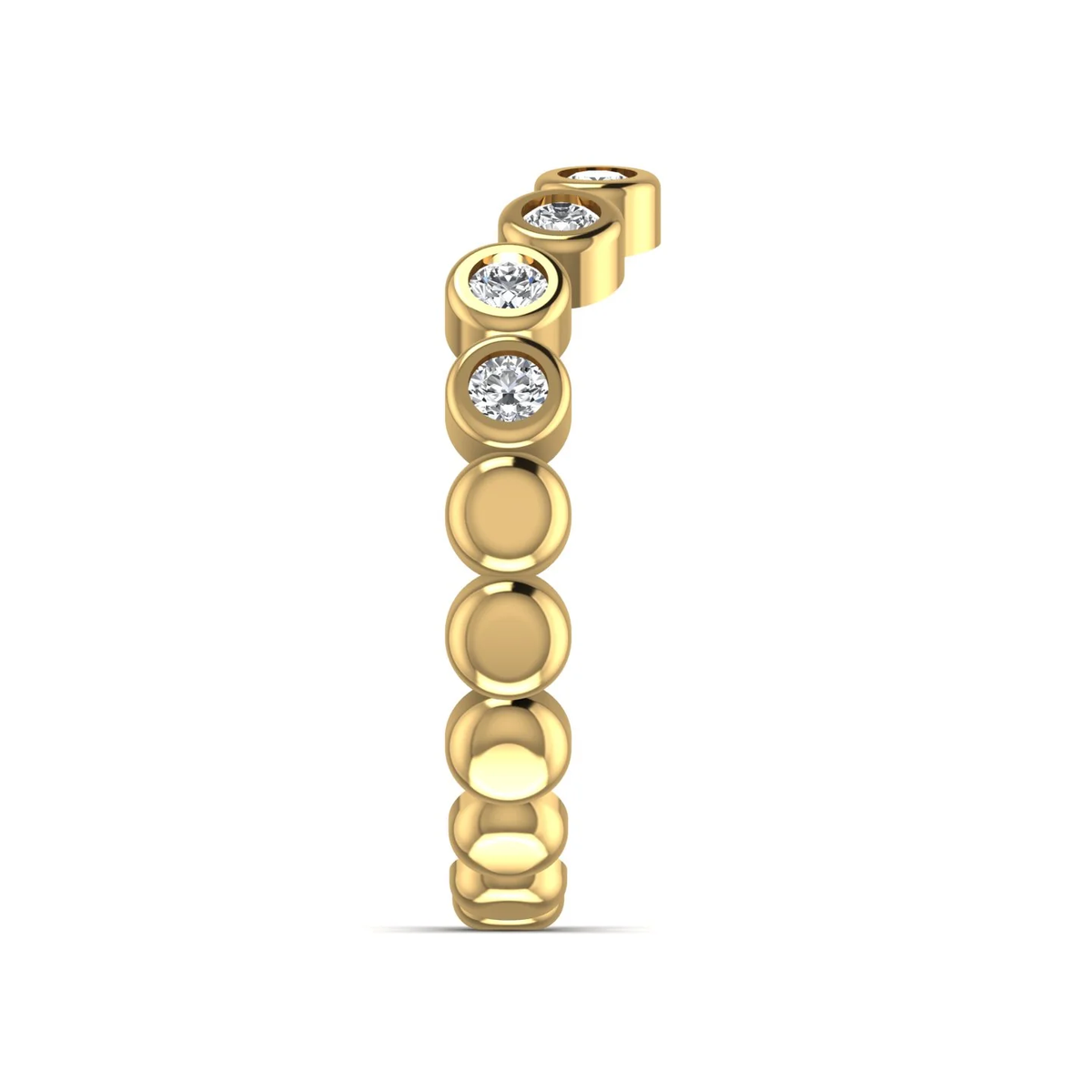 Rome ring: yellow gold with 0.51ct diamonds – Rome Ring Yellow Gold
