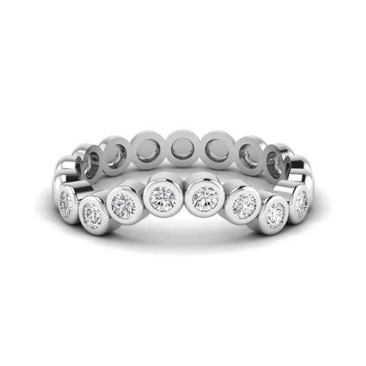 Rome ring: white gold with 0.51ct diamonds