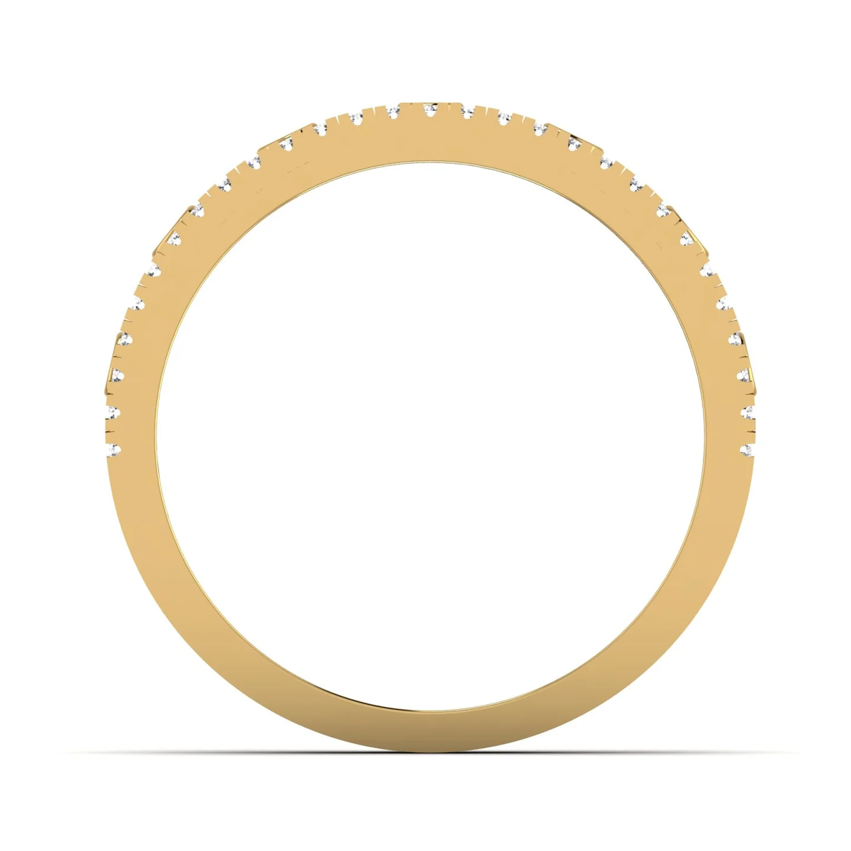 Stylish ring: yellow gold with 0.55ct diamonds – Stylish Ring Yellow Gold