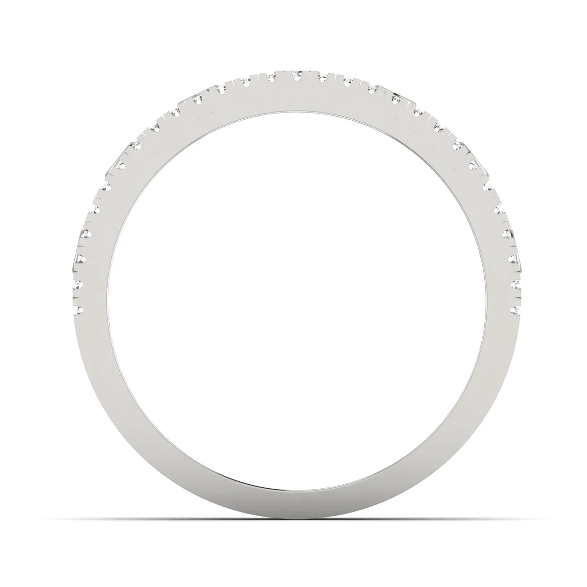 Stylish ring: white gold with 0.55ct diamonds – Stylish Ring White Gold