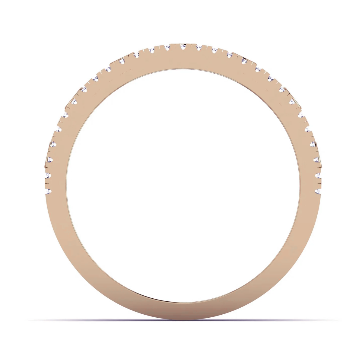 Stylish ring: rose gold with 0.55ct diamonds – Stylish Ring Rose Gold
