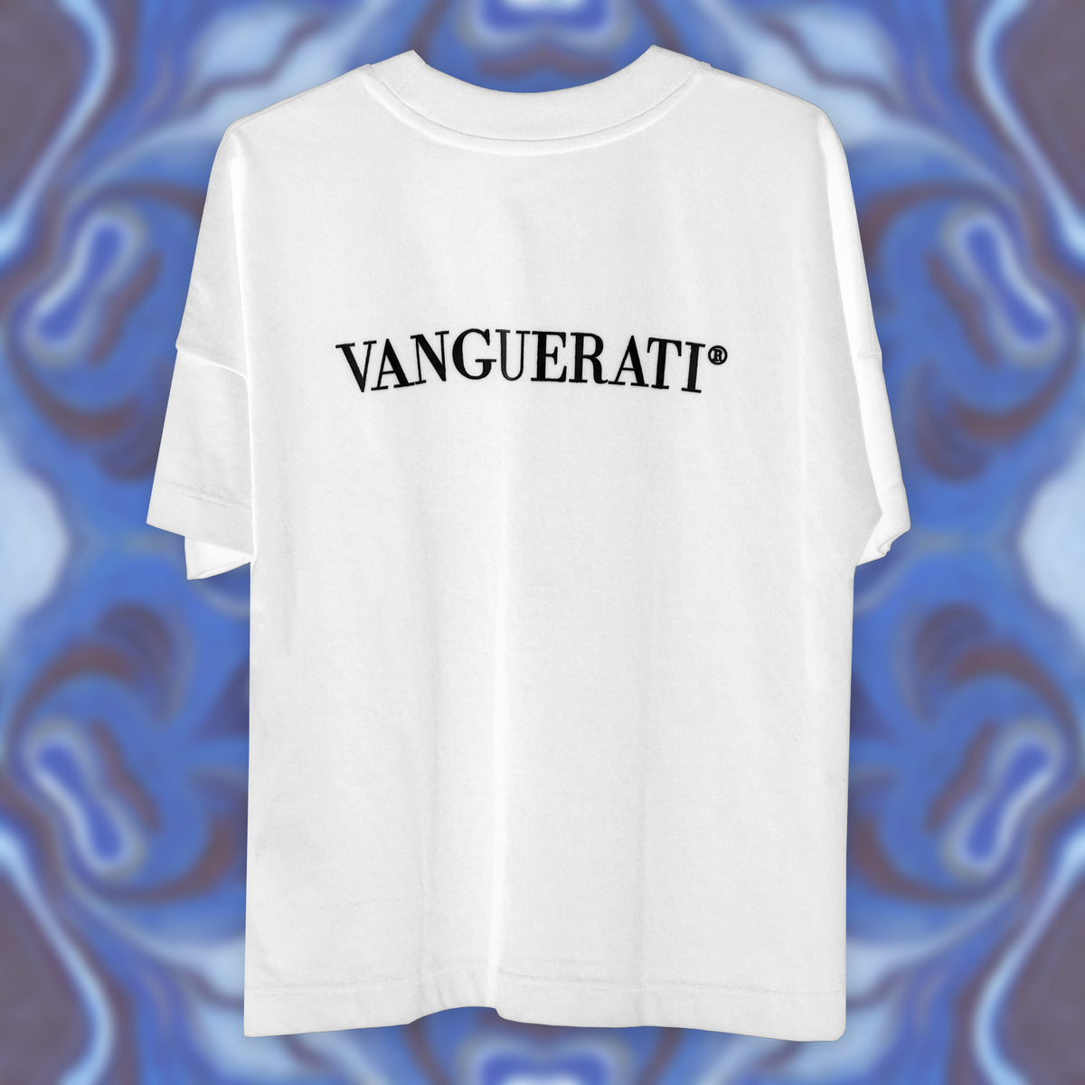 X white hand-painted T-shirt – X White Tshirt 2 Front Vanguerati