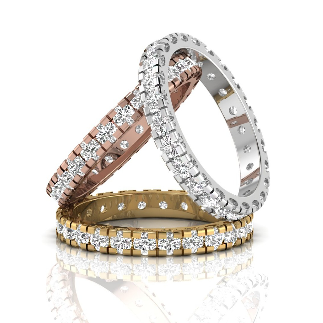 Square ring: rose gold with 1.65ct diamonds – Square Ring Gold