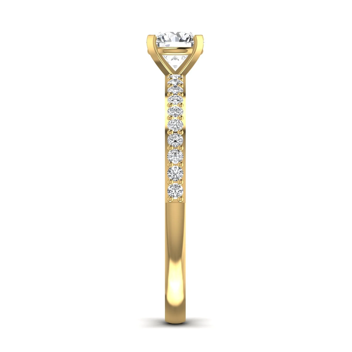 Special ring: yellow gold with 0.74ct diamonds – Special Ring Yellow Gold