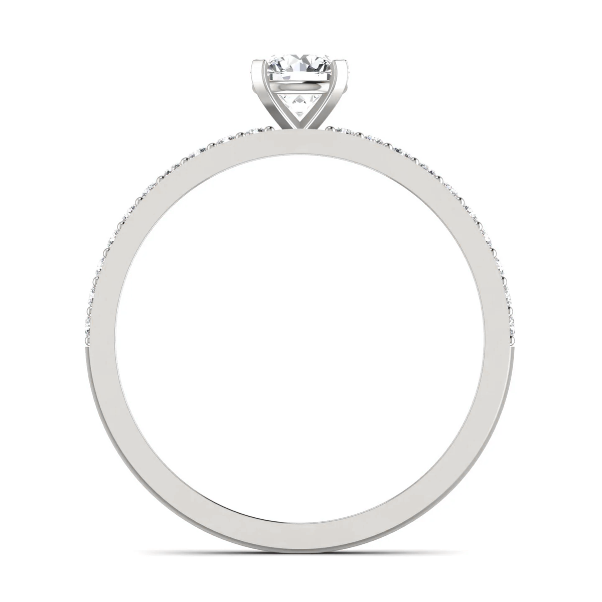 Special ring: white gold with 0.74ct diamonds – Special Ring White Gold
