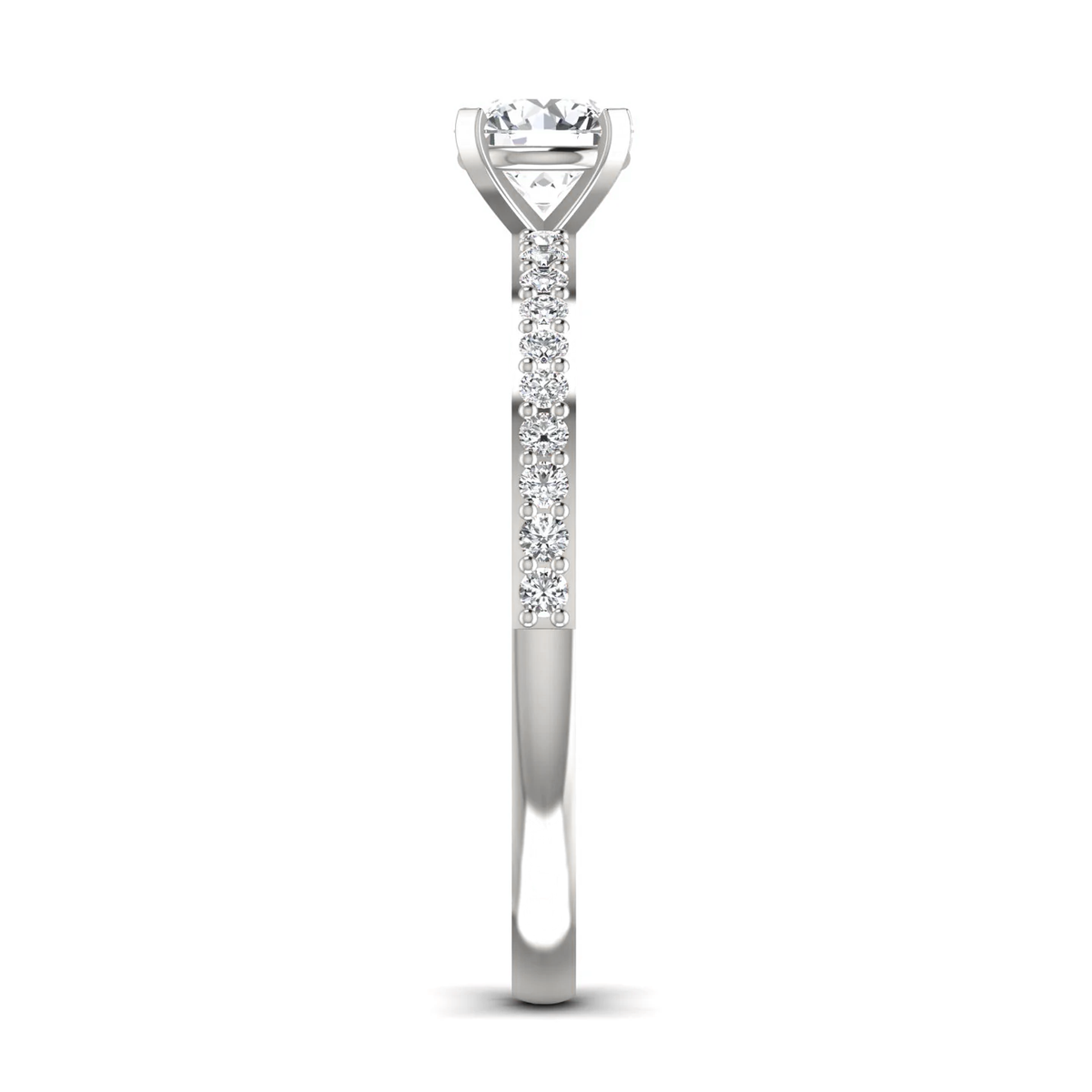 Special ring: white gold with 0.74ct diamonds – Special Ring White Gold