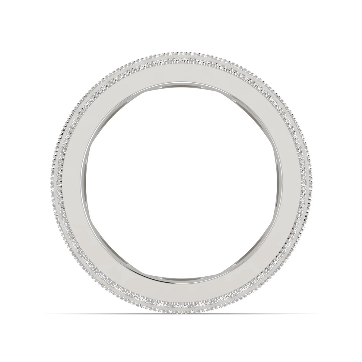 Three Row ring: white gold with 4.27ct diamonds – Three Row White Gold
