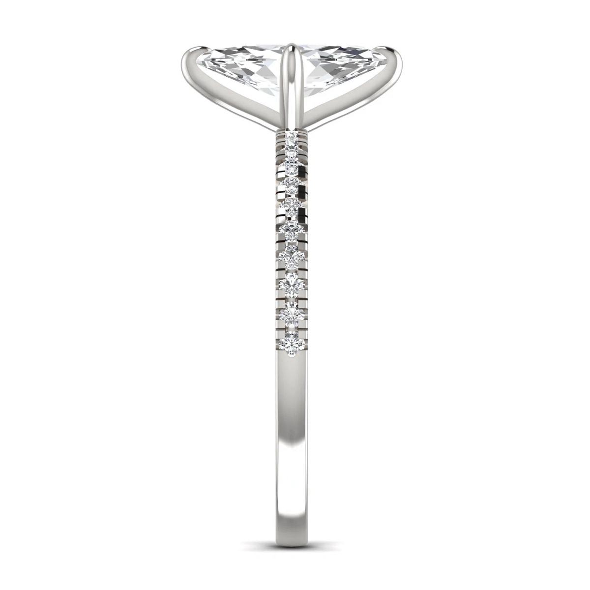 Marquise ring: white gold with 1.24ct diamonds – Marquise Ring White Gold