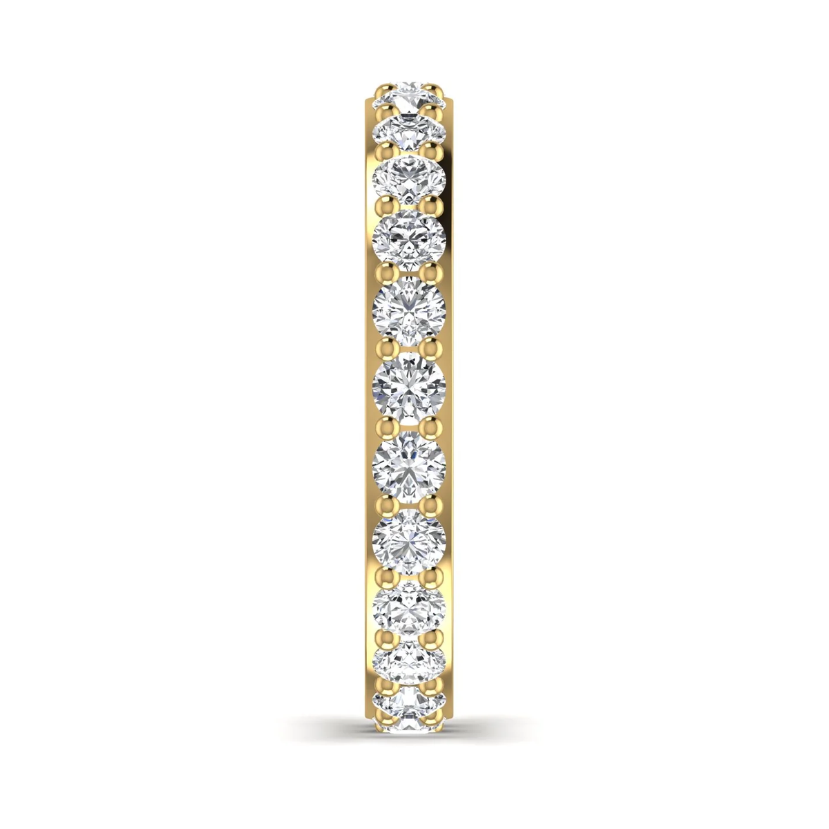 Eternity ring: yellow gold with 1.65ct diamonds – Full Eternity Ring Yellow Gold