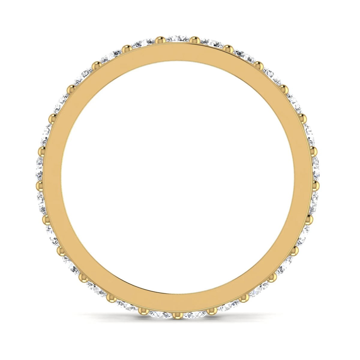 Eternity ring: yellow gold with 1.65ct diamonds – Full Eternity Ring Yellow Gold