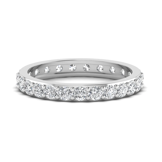 Eternity ring: white gold with 1.65ct diamonds
