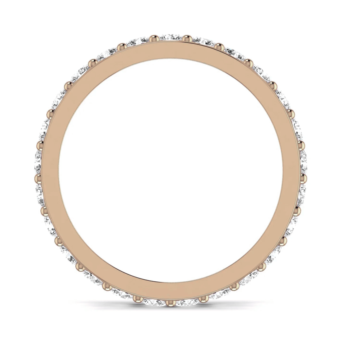 Eternity ring: rose gold with 1.65ct diamonds – Full Eternity Ring Rose Gold