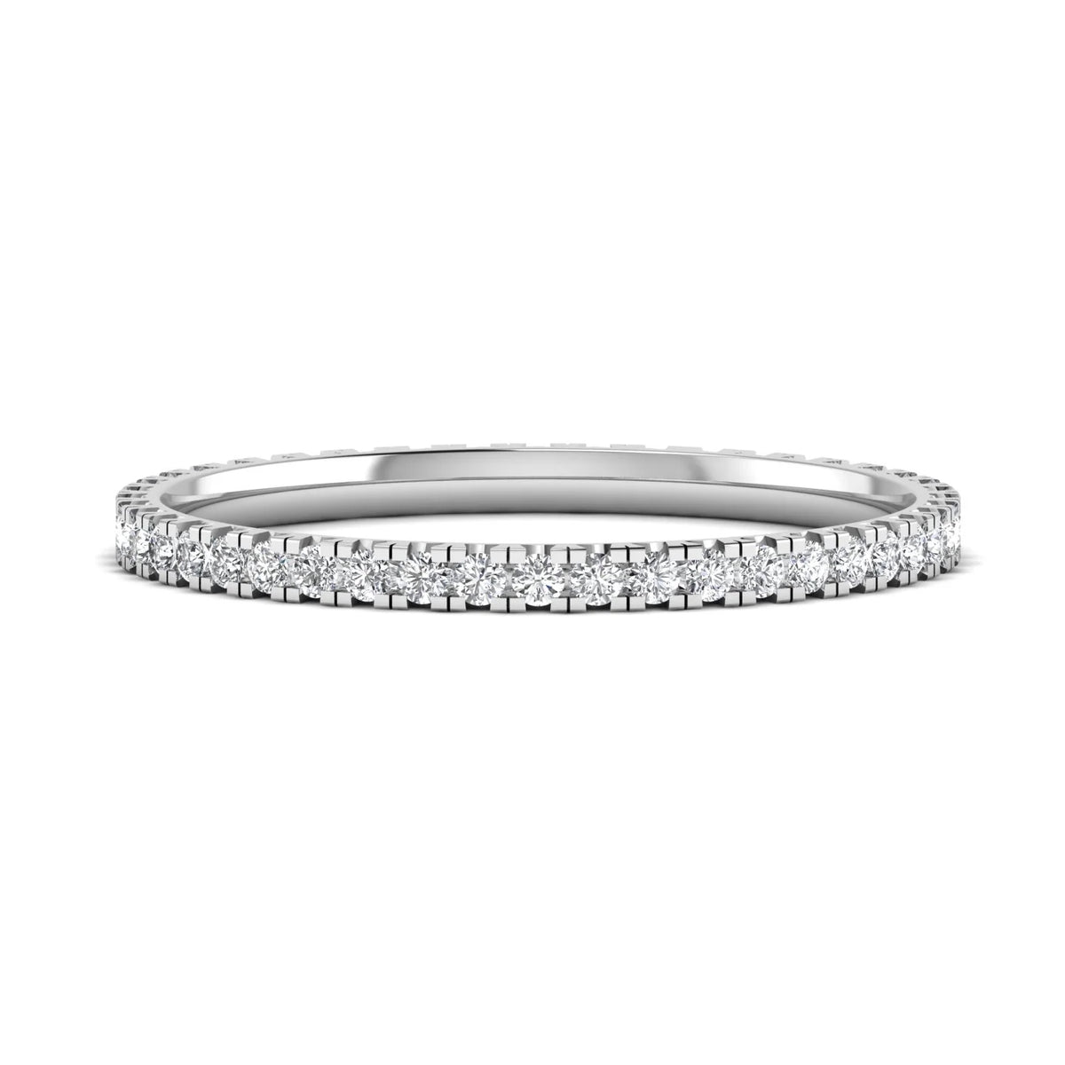 Light ring white gold with 0.48ct diamonds