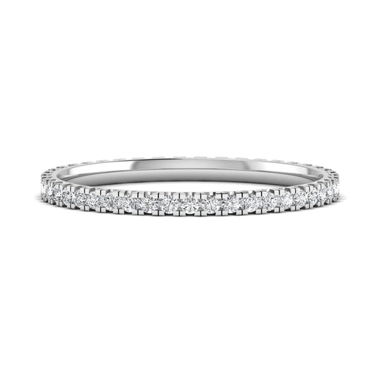 Light ring white gold with 0.48ct diamonds