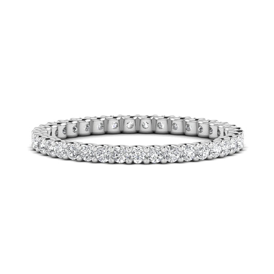 Pretty eternity ring white gold with 0.48ct diamonds
