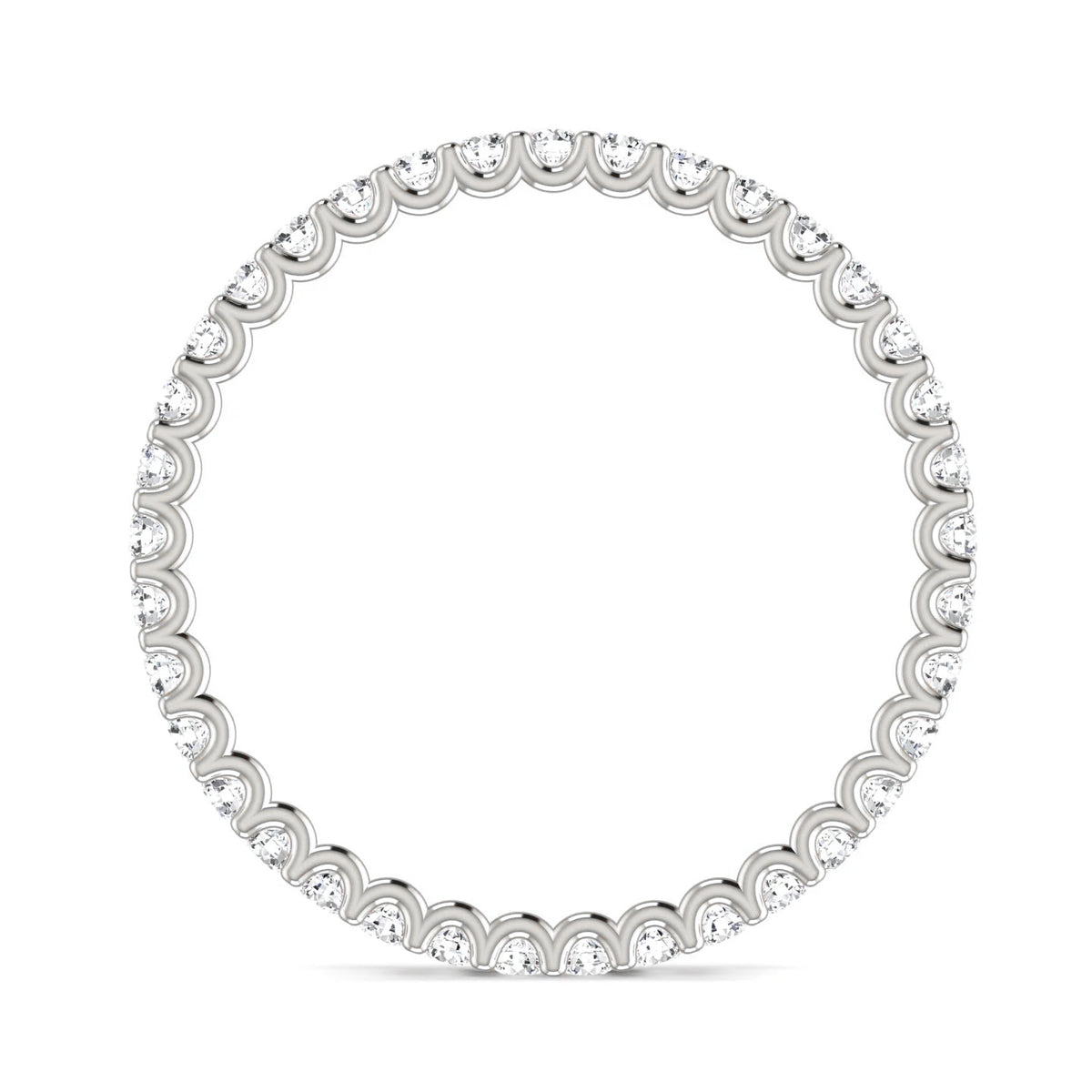Pretty eternity ring white gold with 0.48ct diamonds – Pretty Eternity Ring Yellow Gold