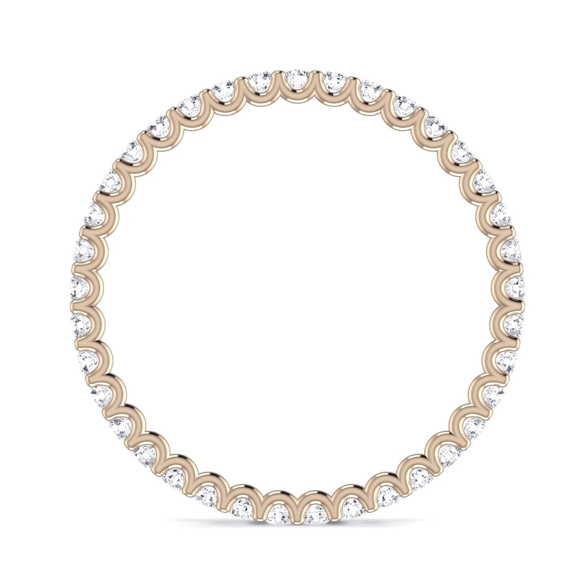 Pretty eternity ring rose gold with 0.48ct diamonds – Pretty Eternity Ring Rose Gold