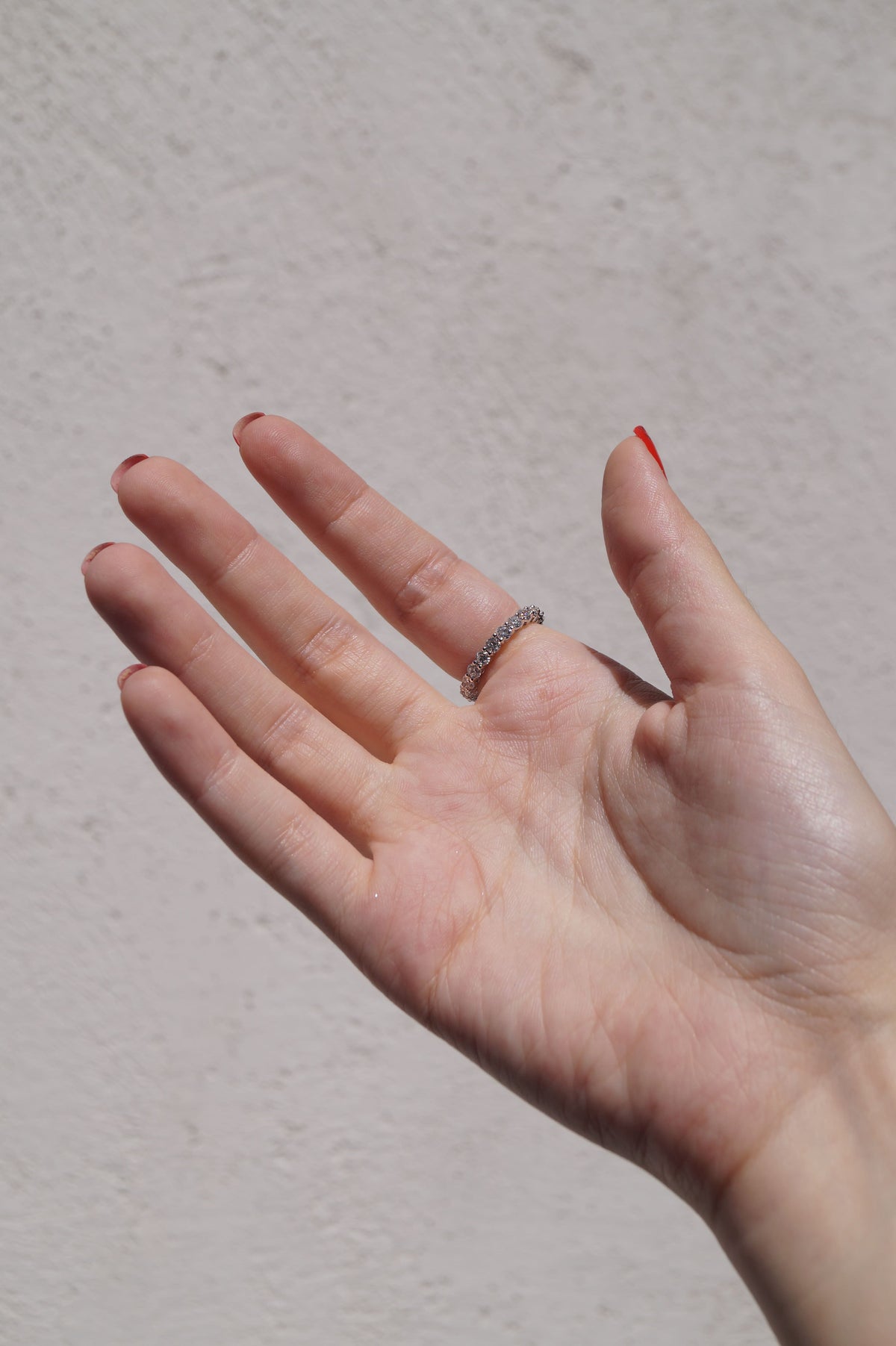 Eternity Ring: White Gold Lab Diamond (IGI) or 925 Silver Moissanite (GRA) | 2.27ct Round Brilliant Band