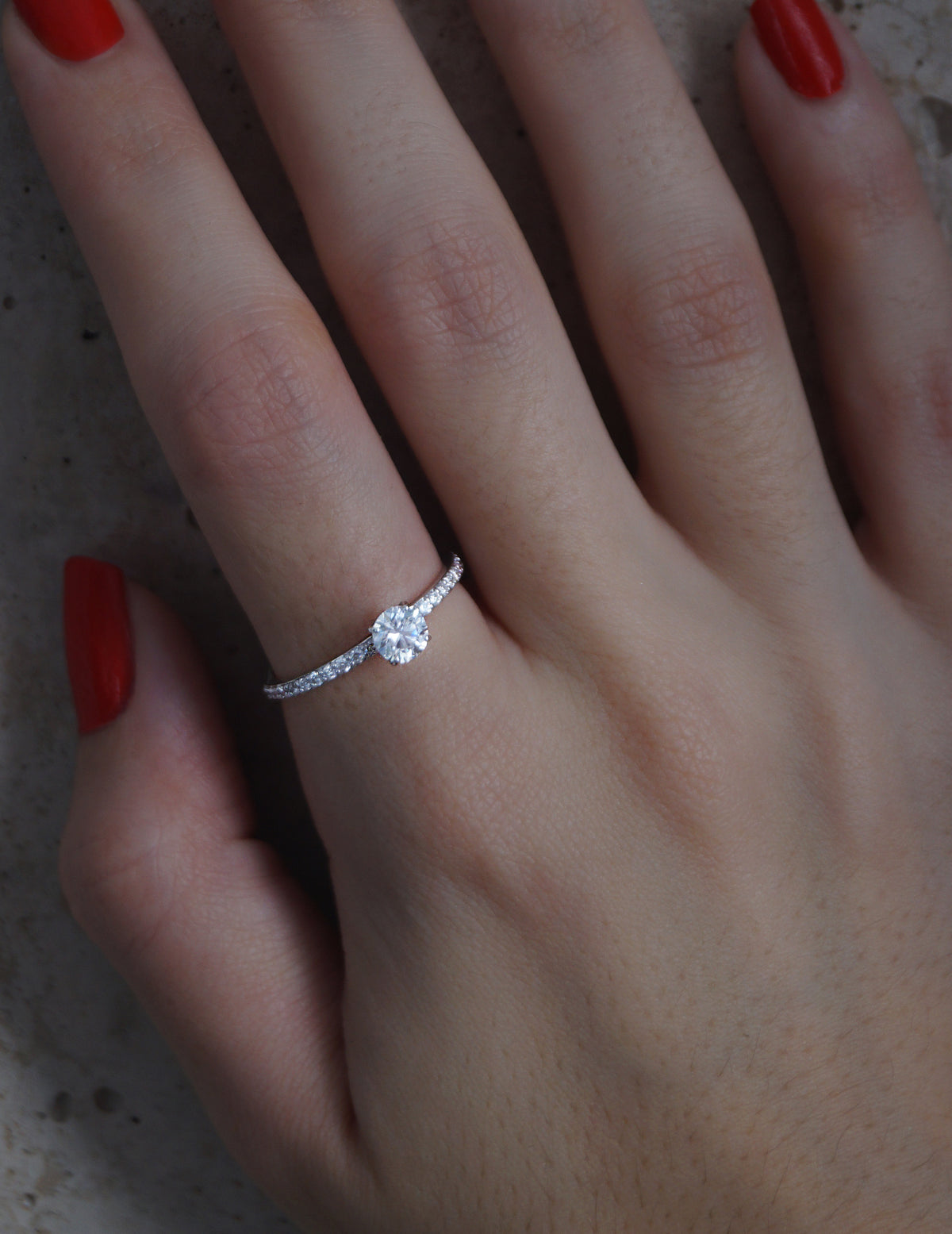 Special ring: white gold with 0.74ct diamonds – Patrice Ring Vanguerati