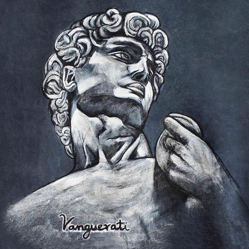 Michelangelo's David hand-painted T-shirt – David Miguel Angel Vanguerati