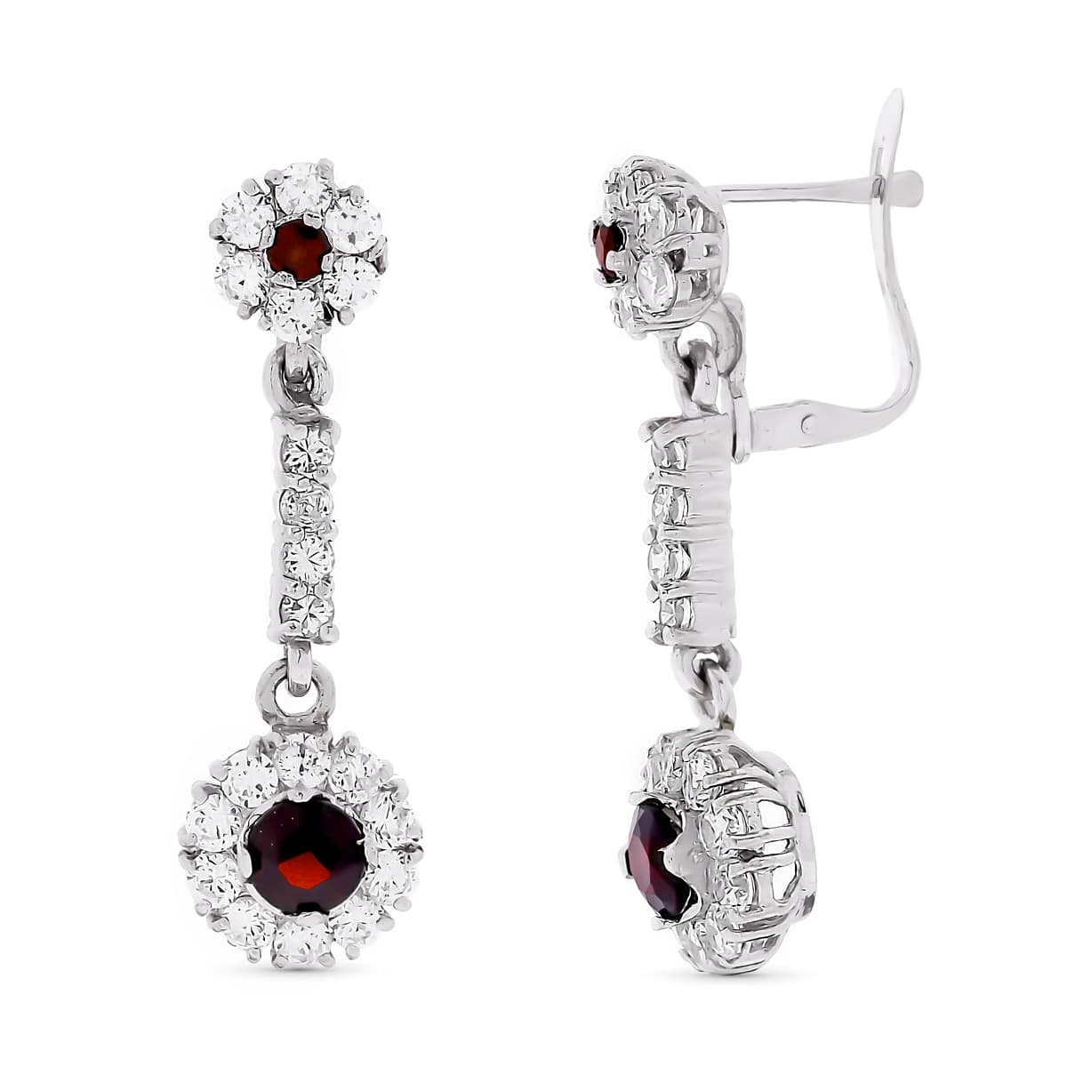 Wien earrings: 18 kt white gold – 10830A