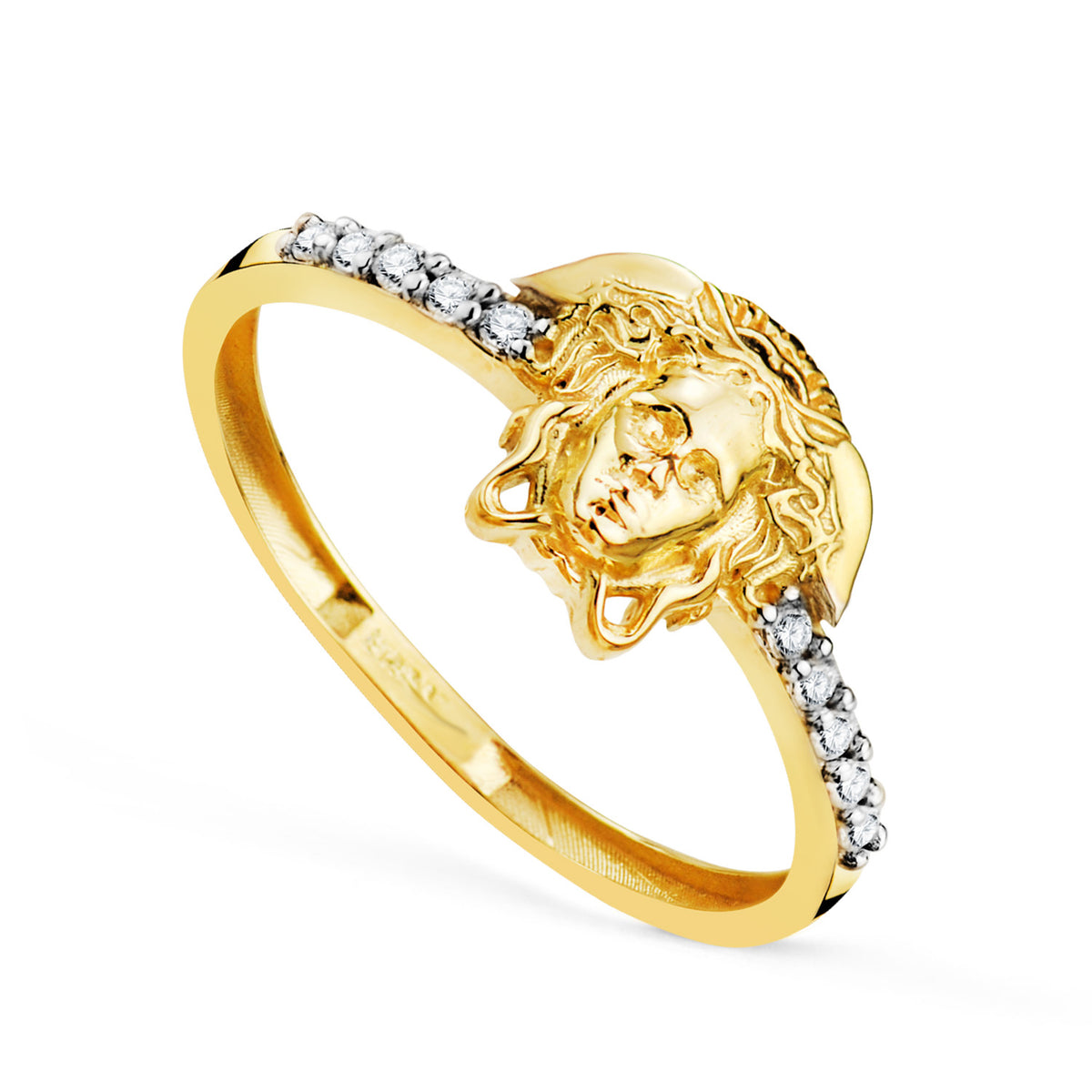 Medusa head ring: 18kt yellow gold – 19702