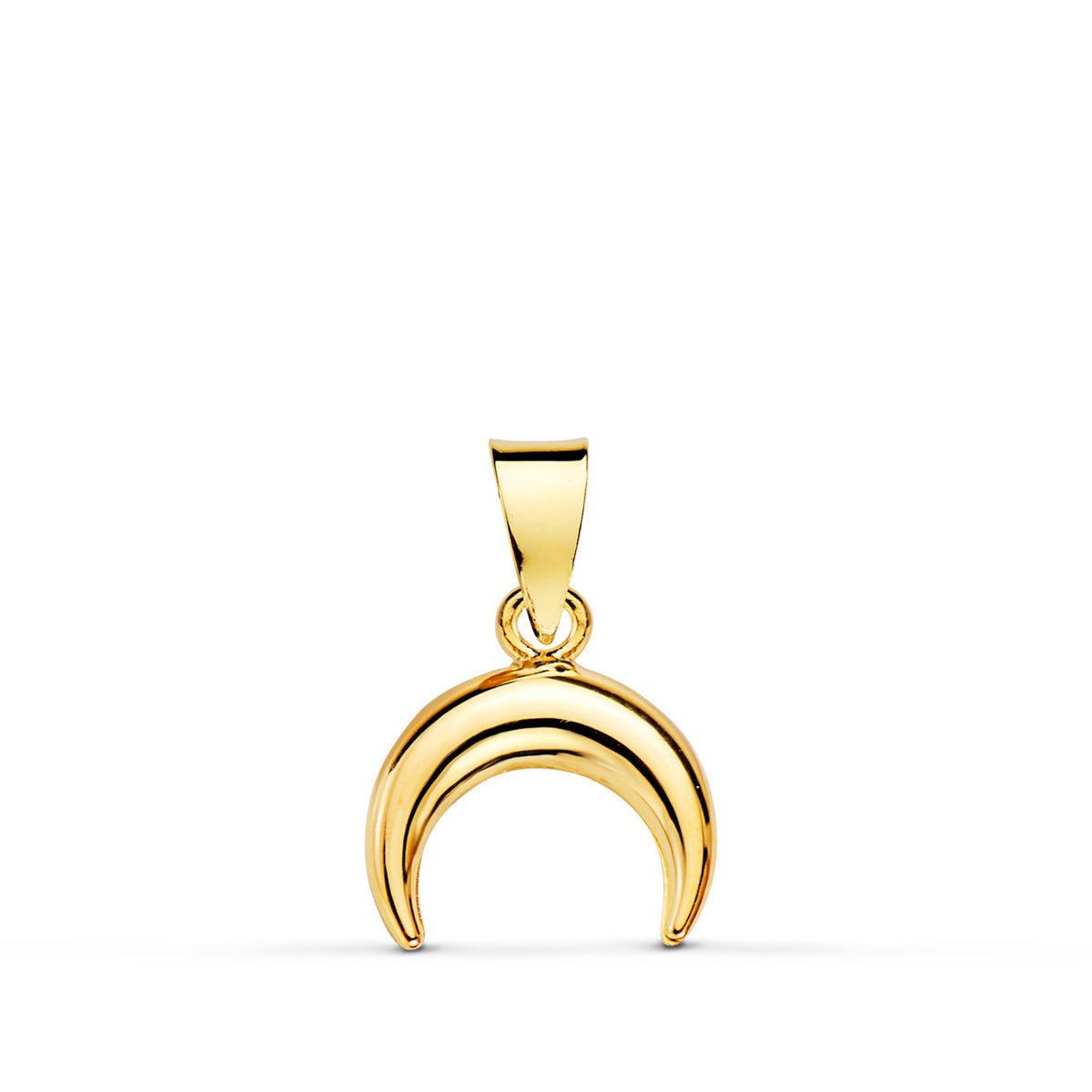 Mini horn pendant: 18 kt yellow gold – 22252