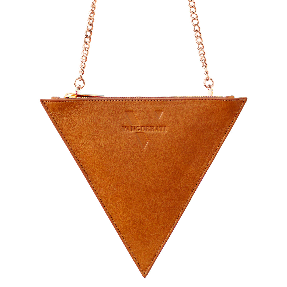 Triangle bag camel leather – Triangle Bag Camel Vanguerati