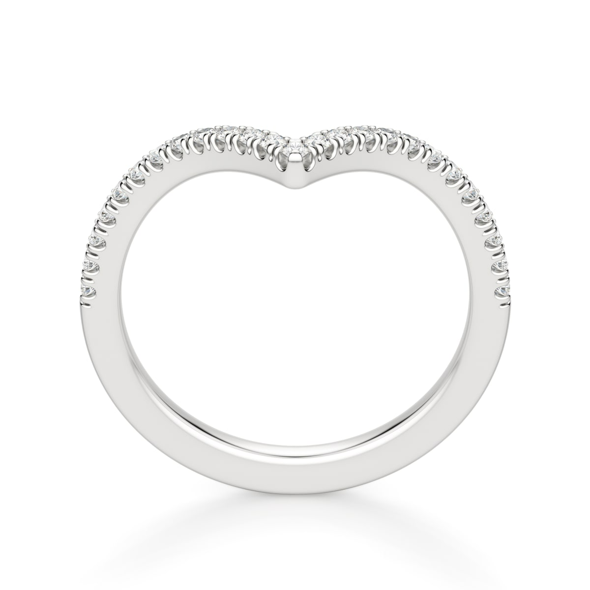 Valier ring: white gold with 0.20ct diamonds – Valier White