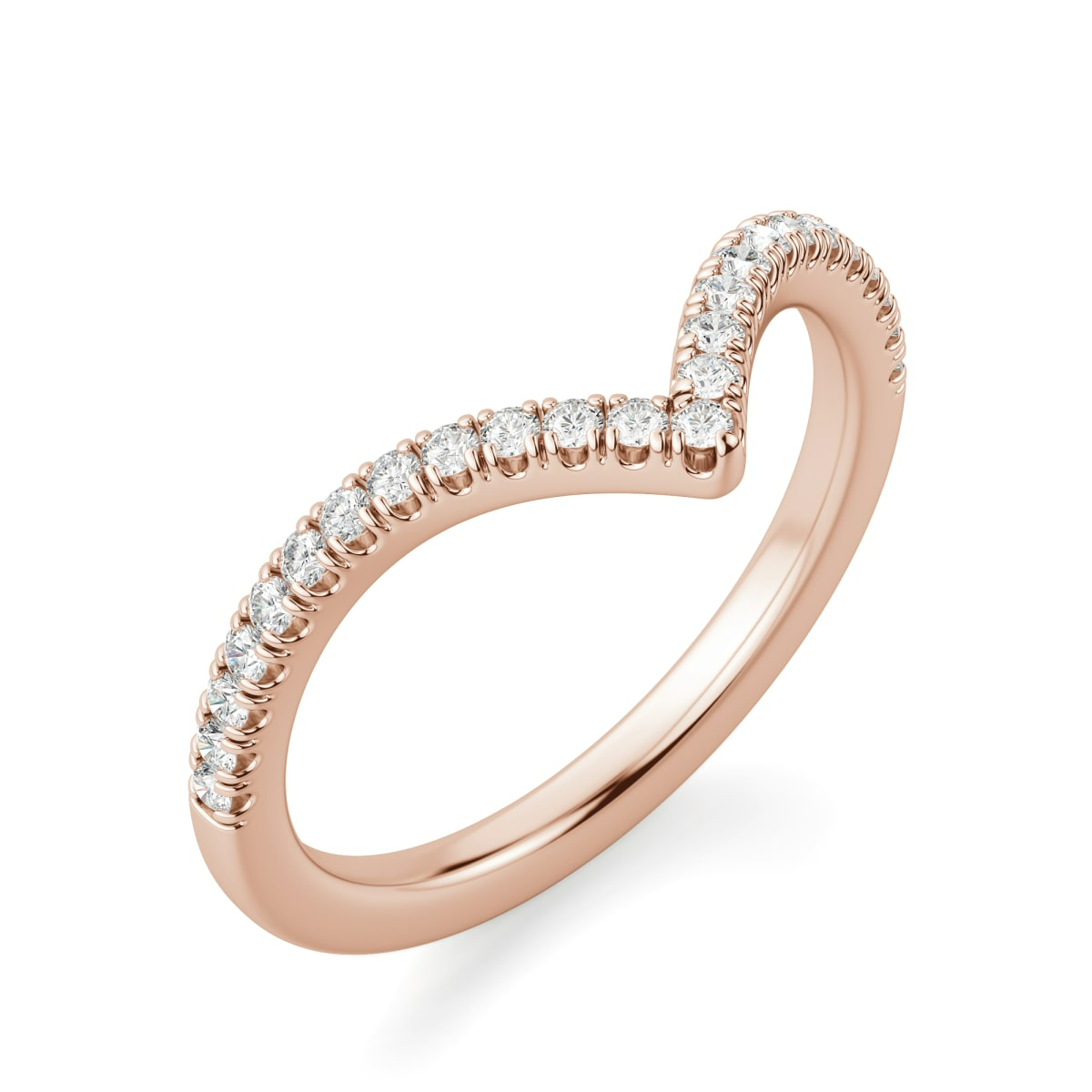 Valier ring: rose gold with 0.20ct diamonds – Valier Ring Rose Gold With 0.20Ct Diamonds