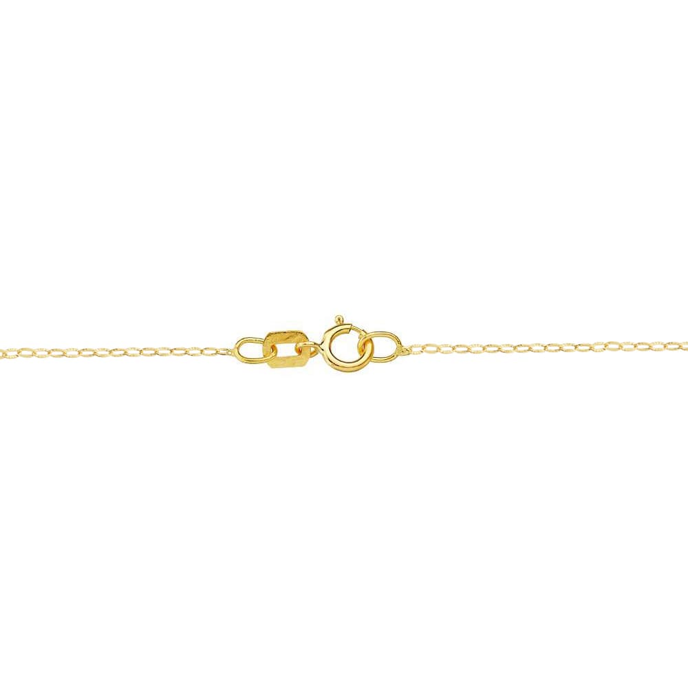 Amore necklace: 18 kt bicolor gold with zirconias – Cierreforzada