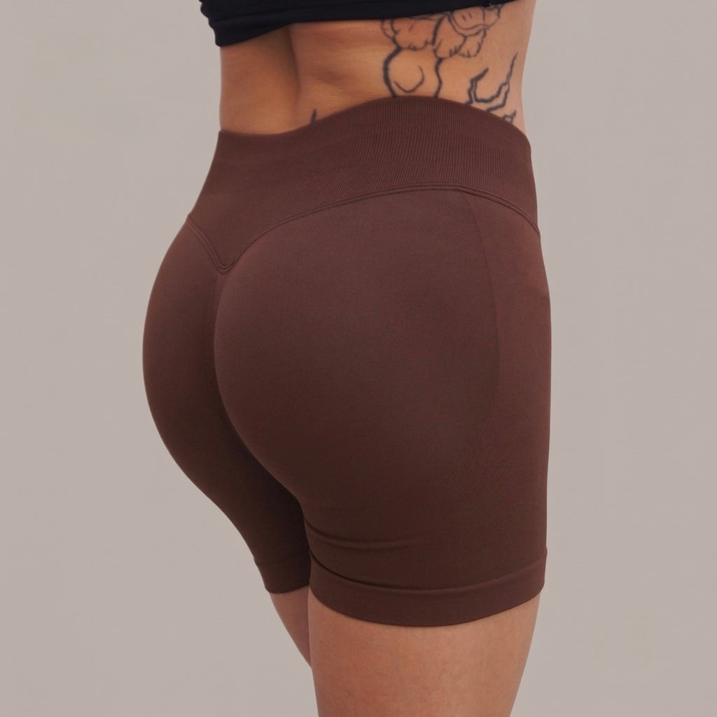Signature Sculpting Shorts | Brown chocolate