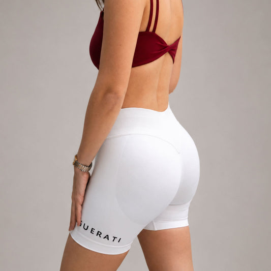 Signature Sculpting Shorts | Pure white