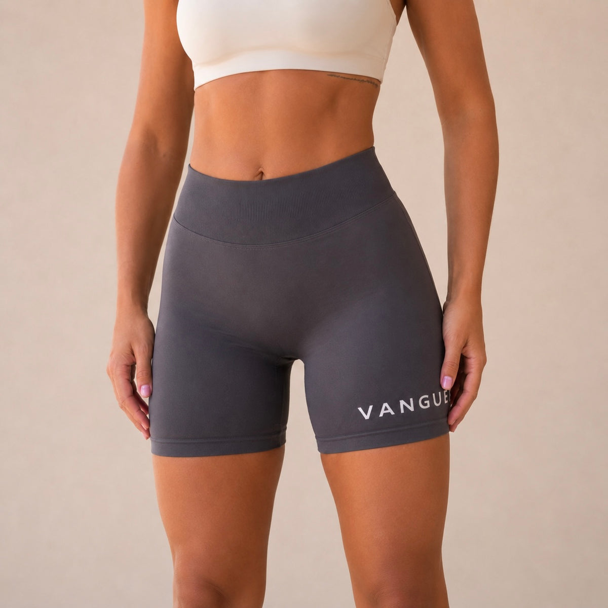 Signature Sculpting Shorts | Dark grey