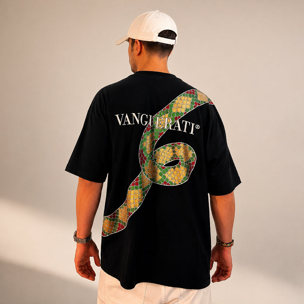 Snake hand-painted T-shirt – Snake T Shirt