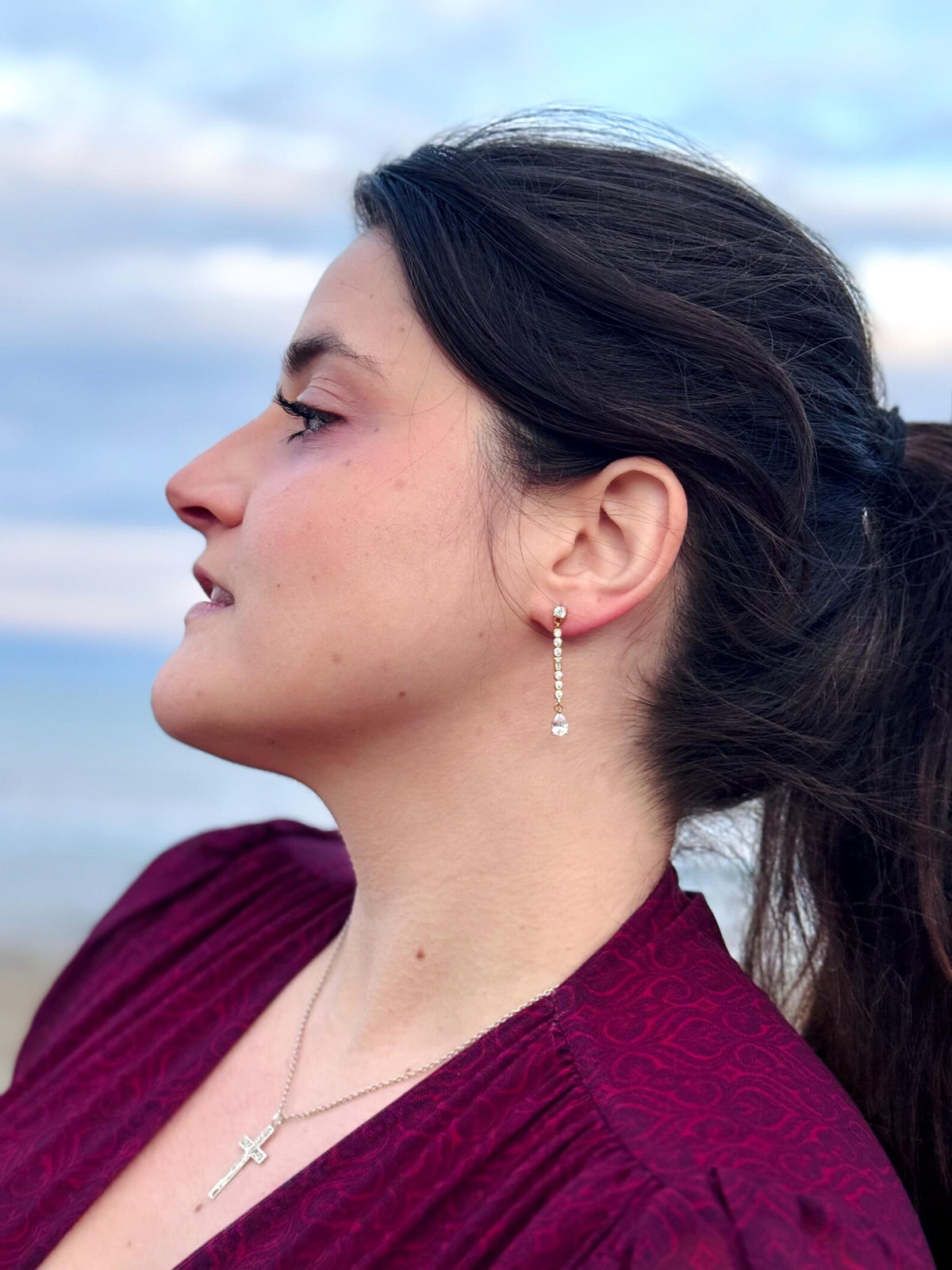 Louise earrings | 18kt gold plated 925 sterling silver