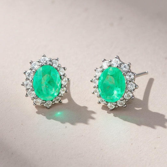 Royal earrings: 925 sterling silver