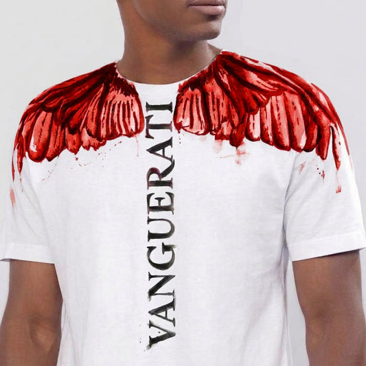 Elite red wing hand-painted T-shirt